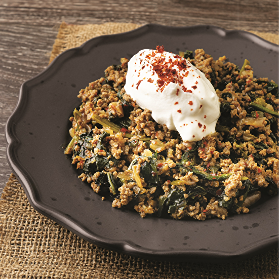 Kıymalı Ispanak Yemeği