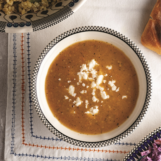 Tulum Peynirli Tarhana Çorbası