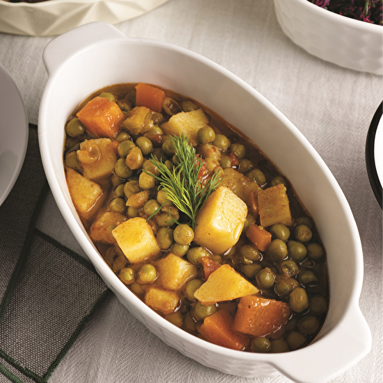 Zeytinyağlı Bezelye Yemeği