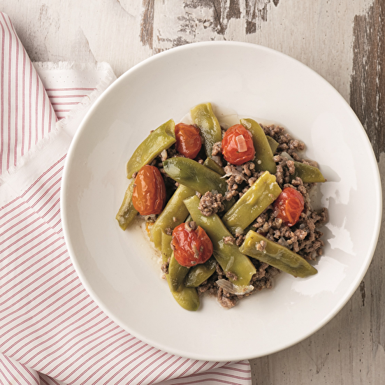 Kıymalı Taze Fasulye Yemeği