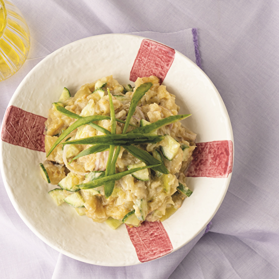 Közlenmiş Patlıcanlı Salata