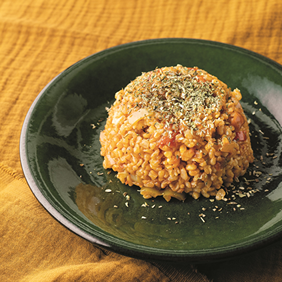Domatesli Biberli Bulgur Pilavı