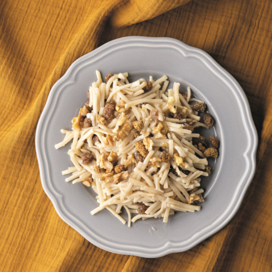 Kuru Dutlu ve Cevizli Erişte