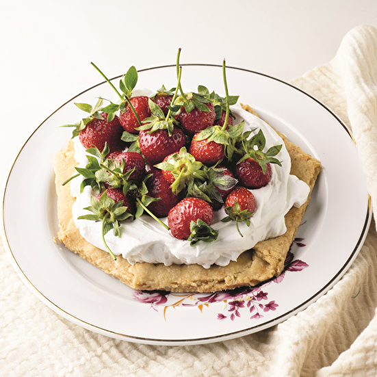 Krem Peynirli Kremalı Tart