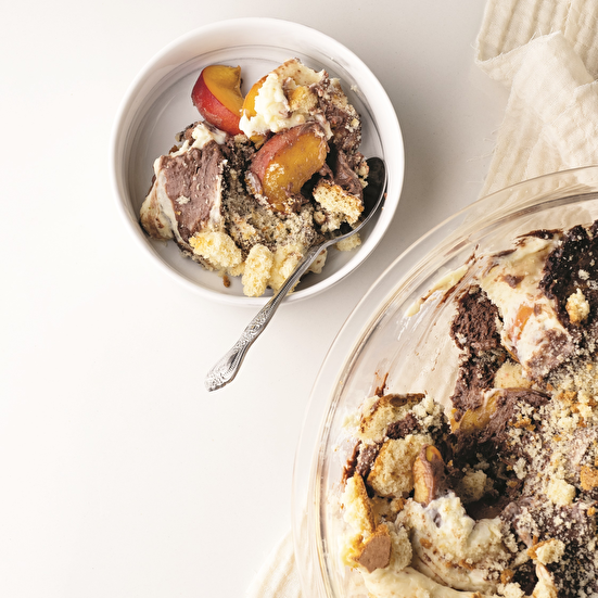 Pudingli Meyve Kasesi