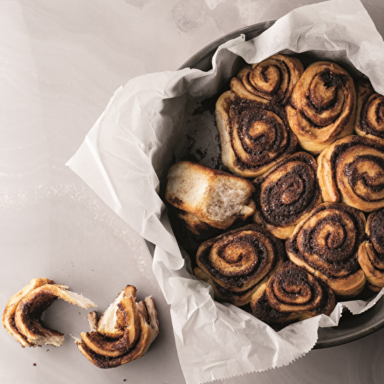 Tarçınlı Rulo Çörekler