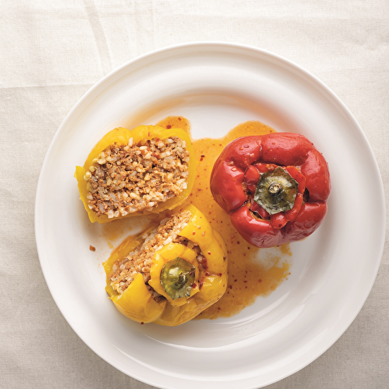 Sarı ve Kırmızı Biber Dolması