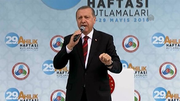 Erdoğan'dan 'küfürlü slogana' çok ağır cevap