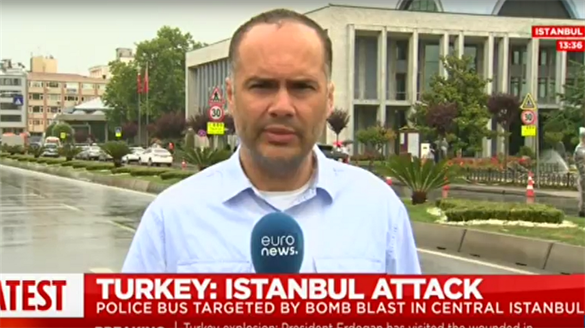 Euronews'de açık mikrofon krizi