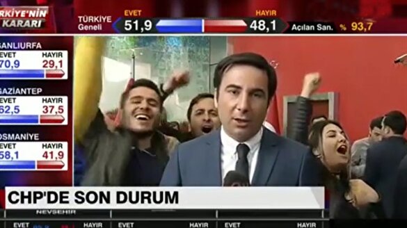 CHP Genel Merkezi'nde komik dakikalar