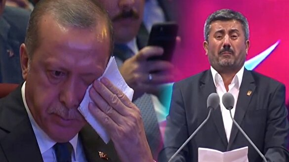 Şehit babasından Erdoğan'ı gözyaşlarına boğan şiir