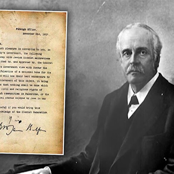 Dünyanın kalbini yakan 67 kelimelik mektup: Balfour Deklarasyonu