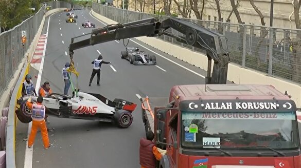 İşte Formula 1'e damga vuran Türk çekicinin videosu