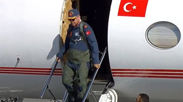 Başkan Erdoğan F-16'lar eşliğinde TEKNOFEST'e geldi