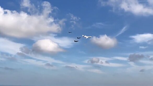 Başkan Erdoğan F-16'lar eşliğinde TEKNOFEST'e geldi
