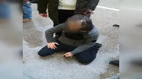 Çocuğa taciz şüphelisine mahalleli dersini verdi