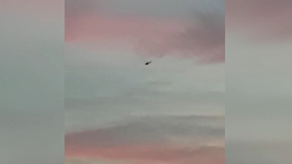 Helikopterin düşme anı kamerada