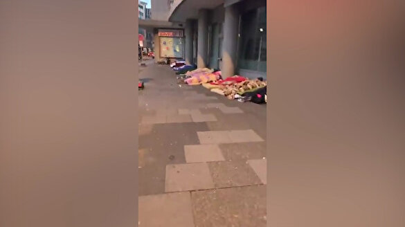Avrupa'nın göbeğinde içler acısı görüntüler