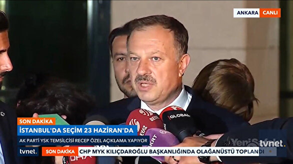 AK Partili Özel'den seçimlerin yenilenmesiyle ilgili açıklama