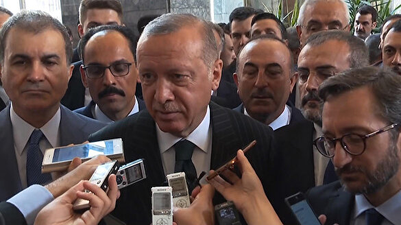 Erdoğan'dan toplantı çıkışı 'kabine revizyonu' cevabı