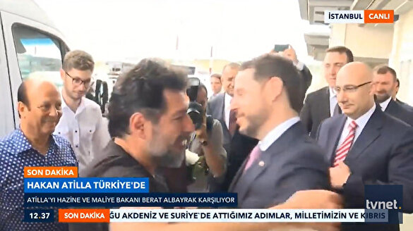 Hakan Atilla İstanbul'da böyle karşılandı
