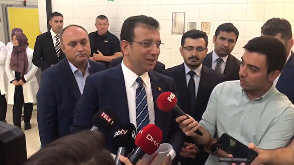 İBB Başkanı Ekrem İmamoğlu 'Valilikten deprem toplantısı için davet geldi mi' sorusuna
