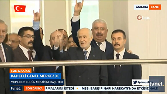 MHP Genel Başkanı Devlet Bahçeli yeniden mesaisine başladı