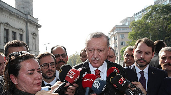 Cumhurbaşkanı Erdoğan: Güvenli bölgeden teröristlerin çekilmesi başladı