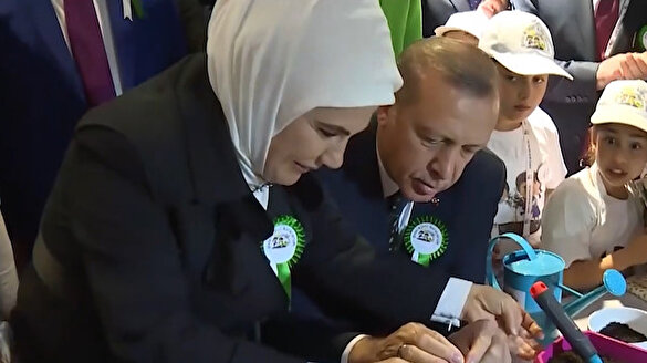Emine Erdoğan sıfır atık projesini tanıttı
