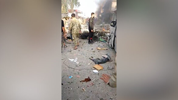 Tel Abyad'da pazar yerine bomba yüklü araçla saldırı