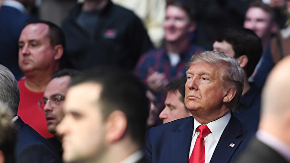 Trump kafes dövüşü maçında yuhalandı