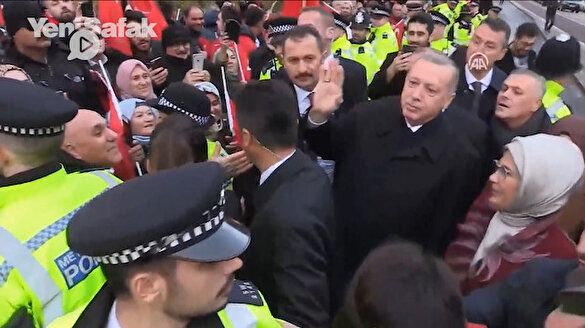 Cumhurbaşkanı Erdoğan'a sevgi seli