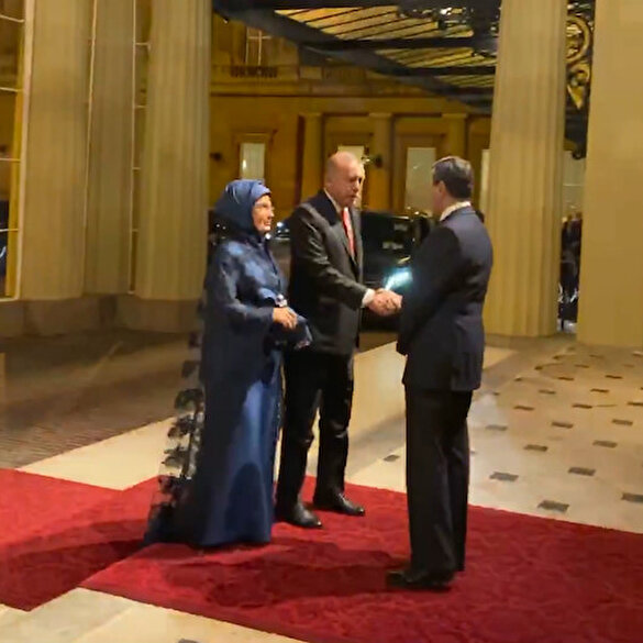 Cumhurbaşkanı Erdoğan Buckingham Sarayı’nda