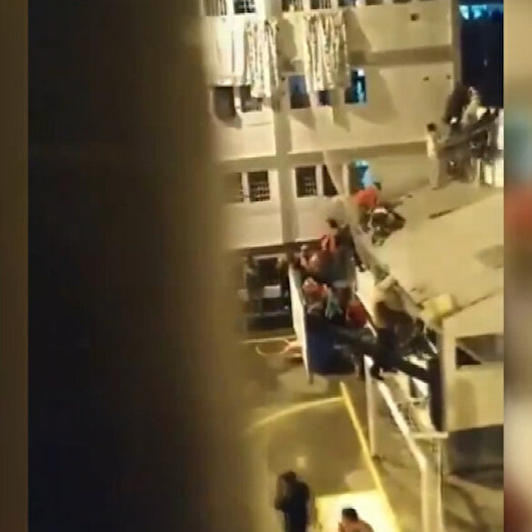 Cezaevinde çıkan koronavirüs isyanı kamerada: 23 ölü, 83 yaralı