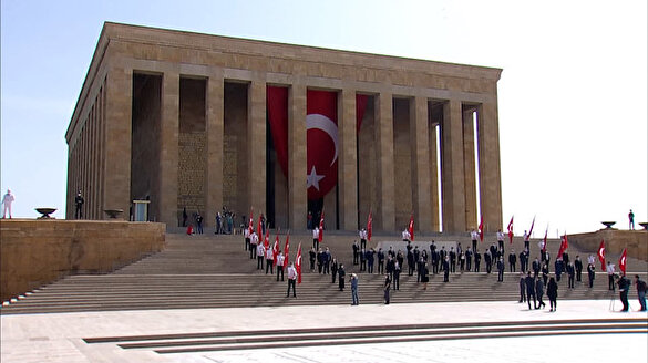 Anıtkabir'de 19 Mayıs töreni