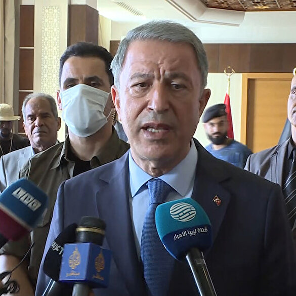 Bakan Akar'dan Libya açıklaması: Kardeşlerimiz bu sıkıntılardan en kısa sürede kurtulacaktır
