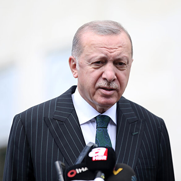 Cumhurbaşkanı Erdoğan'dan Ayasofya açıklaması: Ayasofya, esaret zincirinden kurtulmuştur. Bu zincir sökülüp atılmıştır