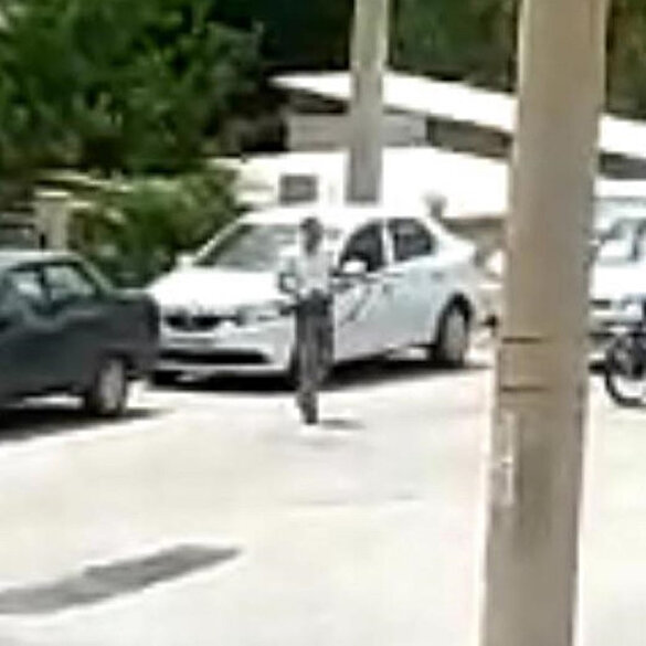 Kütahya'da Jandarma Karakoluna pompalı tüfekle saldırı anları kamerada