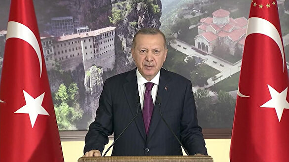 Cumhurbaşkanı Erdoğan'dan Sümela Manastırı açılışında önemli açıklama: Ne yaparlarsa yapsınlar artık yolun sonu görünüyor
