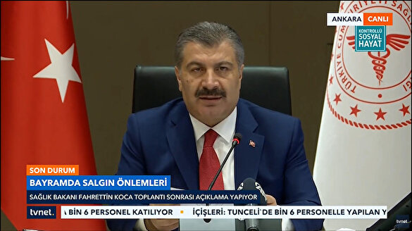 Fahrettin Koca Kurban Bayramı'nda alınacak koronavirüs önlemlerini anlattı: El öpmek yok