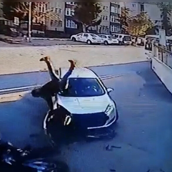 denizli haberleri kaza sonrasi alev