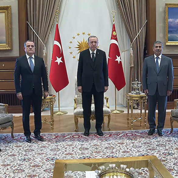 President Erdogan received the Minister of Foreign Affairs of Azerbaijan