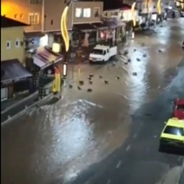 Giresun’da yaşanan sel böyle geldi