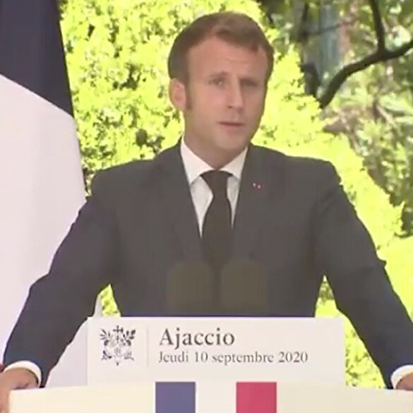 Macron: Kıbrıs'ta arama yapıp Libya ile anlaşma imzalıyorlar, Türk halkına değil Erdoğan'a karşıyız