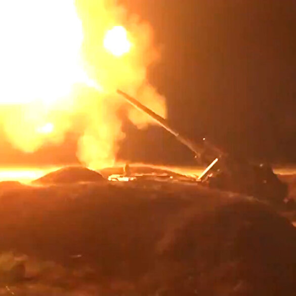 Azerbaijani army shelling lit up the night: this is how Armenia's targets were destroyed