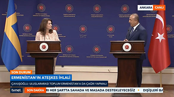Çavuşoğlu'ndan İsveçli Bakan'a diplomasi ve insanlık dersi