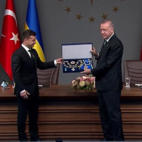 Cumhurbaşkanı Erdoğan'a, Ukrayna'dan 'Bilge Prens Nişanı'
