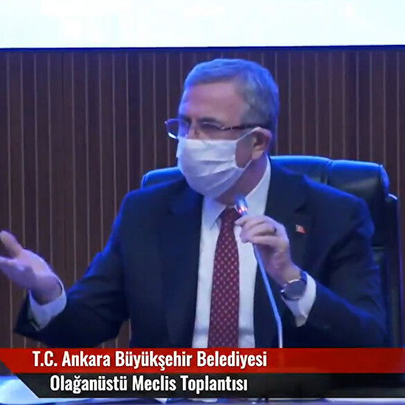 Mansur Yavaş Ankara Meclisini böyle yönetiyor: Fazla konuşuyorsun, zabıtaya attırırım, alın elinden mikrofonu