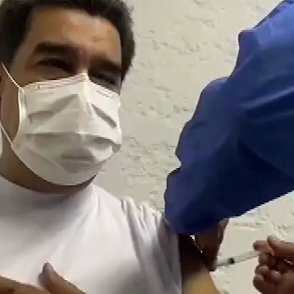 Venezuela Devlet Başkanı Maduro Rus aşısı oldu