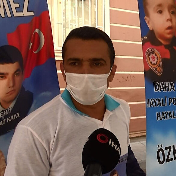 Evlat nöbetindeki baba Süleyman Aydın: Oğlumun hayali polis veya asker olmaktı